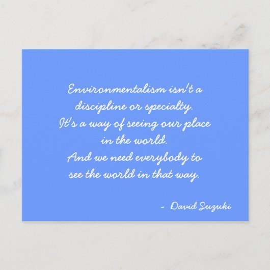 Devis de carte postale inspirante (Devant)