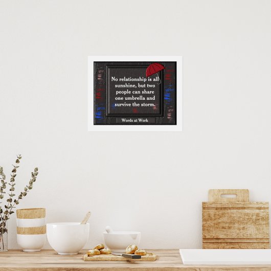 Devis de relation - affiche (Cuisine)