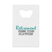 Devis de retraite amusant (Devant)