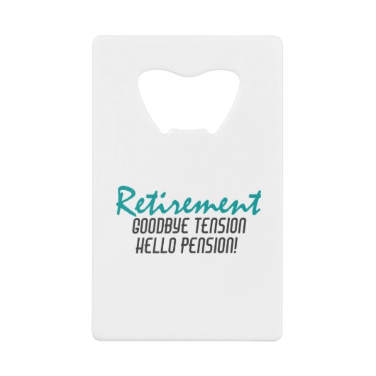 Devis de retraite amusant (Devant)