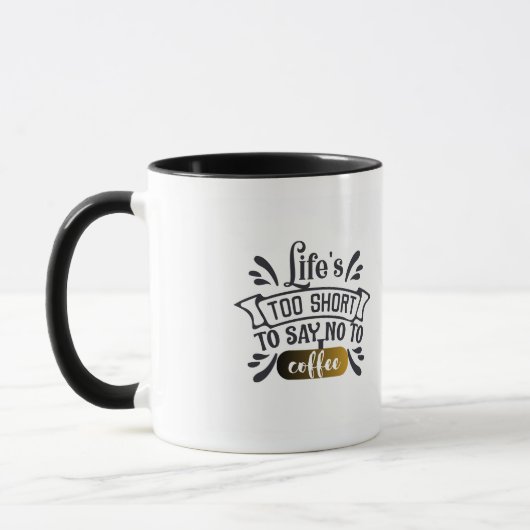devis design graphique pour une tasse de café (Gauche)