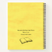 Devis du club de livres amusant personnalisé (Dos)