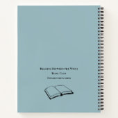 Devis du club de livres amusant personnalisé (Dos)