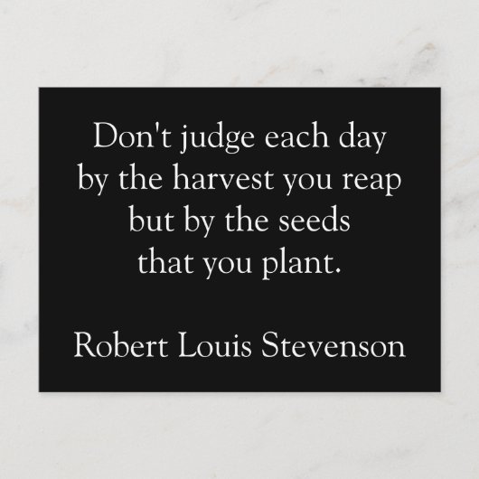 Devis inspirant dans une carte postale (Devant)