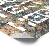 Devis personnalisable sur roche | Poster (Coin)