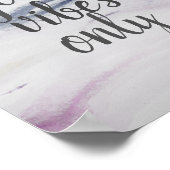 devis poster bonnes vibes seulement design abstrai (Coin)