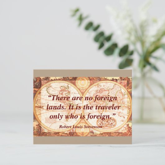 Devis voyage - carte postale (Debout devant)