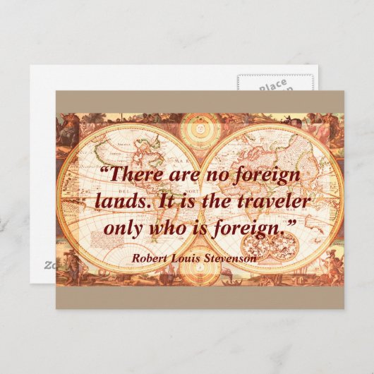 Devis voyage - carte postale (Devant / Derrière)