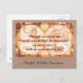 Devis voyage - carte postale (Devant / Derrière)