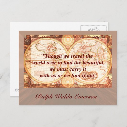 Devis voyage - carte postale (Devant / Derrière)