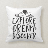 Devis Voyage Explorer Dream Découvrir Coussin