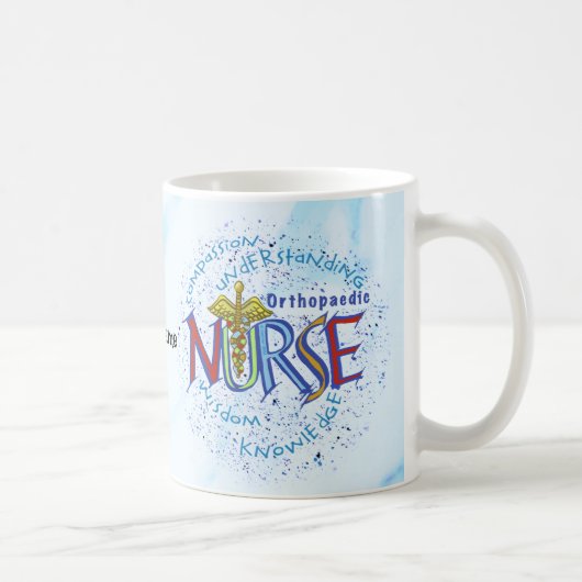 Devise d'infirmière orthopédique tasse de infirmiè (Droite)