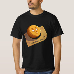 Devise du rire - T-shirt argent drôle"