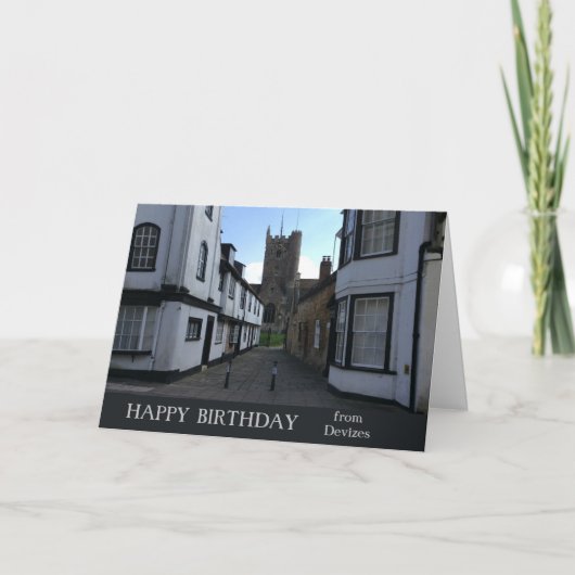 Devizes Wiltshire Angleterre Carte d'anniversaire (Devant)