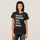 Devoices Engineer Man Myth Legend T-shirt (Voorkant volledig)