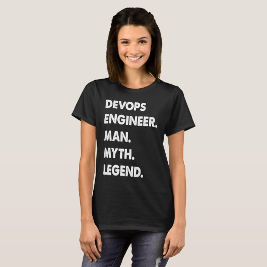 Devoices Engineer Man Myth Legend T-shirt (Voorkant volledig)