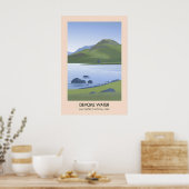 Devoke Water Affiche de voyage du Lake District (Cuisine)