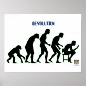 DEVOLUTIE - Moderne afdaling van het Man in... Pos Poster (Voorkant)