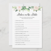 DEVON Babies In the Bible Baby shower Carte de jeu (Devant)