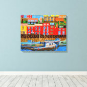 Devon Brixham canvas Afdruk (Insitu (Houten vloer))