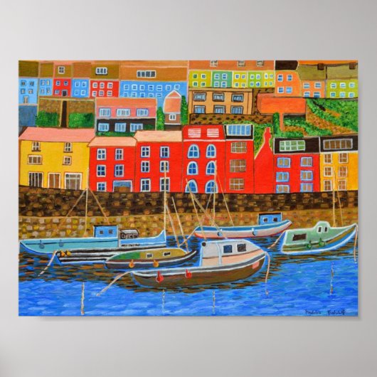 Devon Brixham Poster (Voorkant)