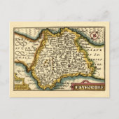 Devon (Devonshire) Comté Angleterre Carte des Anti (Devant)