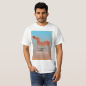 Devon eiland, canada kaart t-shirt (Voorkant volledig)