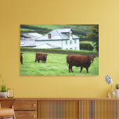 Devon, Engeland Canvas Afdruk (Insitu (Woonkamer))
