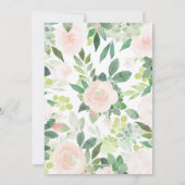 DEVON Fleurs de Succulentes et Rouges Invitation d (Dos)