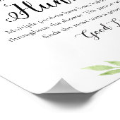 DEVON Fopspeen Hunt Baby shower Spel Teken Poster (Hoek)