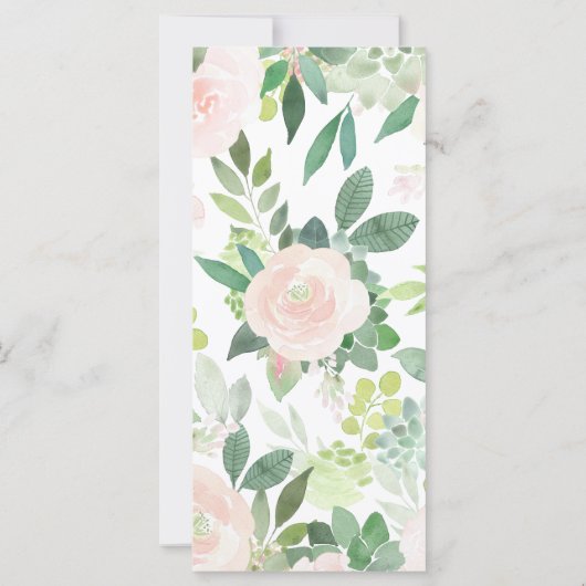DEVON Green Blush Florals Menu (Dos)