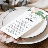 DEVON Green Blush Florals Menu