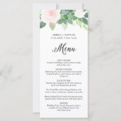 DEVON Greenery Blush Florals Menu (Voorkant)