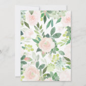 DEVON Greenery gebeden voor advies Kaart Baby show (Achterkant)