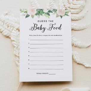 DEVON Greenery Raad de Baby Food Game Kaart