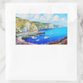 "Devon Harbour Dreamscape" - Een Engels zeegezicht Rechthoekige Sticker (Tas)
