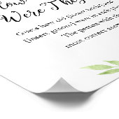 DEVON Hoe oud waren ze bruids spel teken Poster (Hoek)