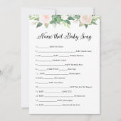 DEVON Name that Baby Song Game Kaart (Voorkant)