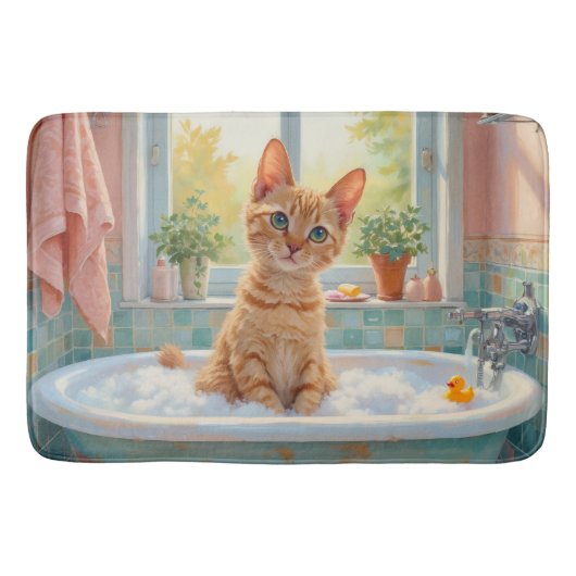 Devon Rex bad decor Badmat (Voorkant)