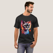 Devon Rex Kattenliefhebber Devon Rex T-shirt (Voorkant volledig)
