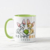 Devon Rex Lover Mok (Links)