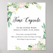 DEVON Time Capsule Baby shower teken Poster (Voorkant)