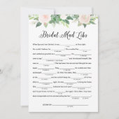 DEVON Vrijgezellenfeest Libs, vul het spel Blanks  Kaart (Voorkant)