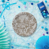 Devonian Fossil Paper Borden Papieren Bordje (Feest)