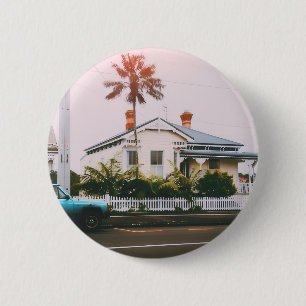 Devonport, Auckland, Nieuw-Zeeland Ronde Button 5,7 Cm