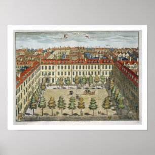 Devonshire Square, voor "Stow's Survey of London", Poster