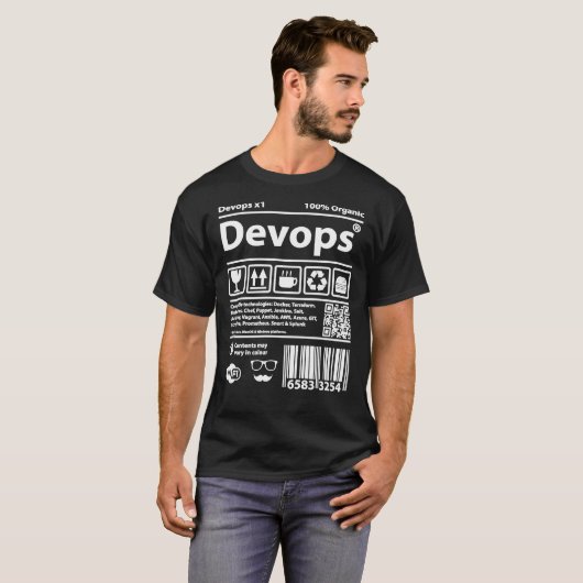 Devooit Barcode Classic T-Shirt (Voorkant volledig)
