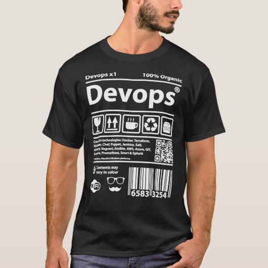 Devooit Barcode Classic T-Shirt (Voorkant)