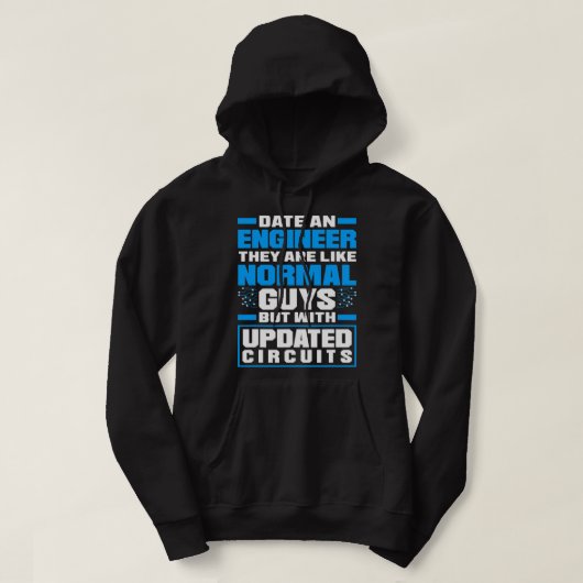 DevOps Engineer Cloud Computing Date An Engineer Hoodie (Design voorkant)