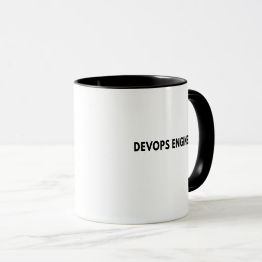DevOps Engineer - Grappige Tech Definitie & Coderi Mok (Voorkant rechts)